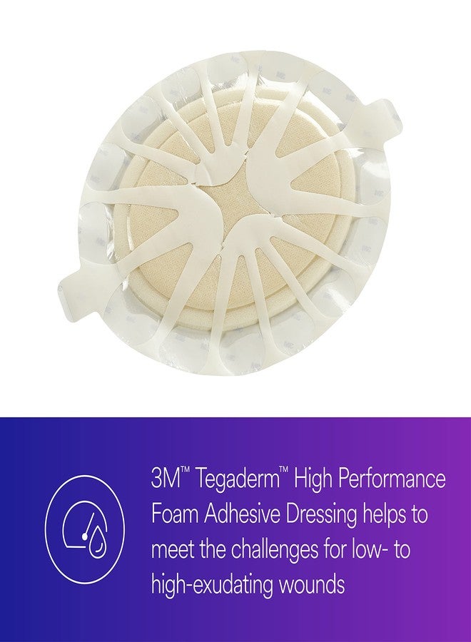 Tegaderm 3M™ Tegaderm™ High Performance Foam Adhesive Dressing 90616, Large Oval, 7 1/2 IN x 8 3/4 IN - Image 3